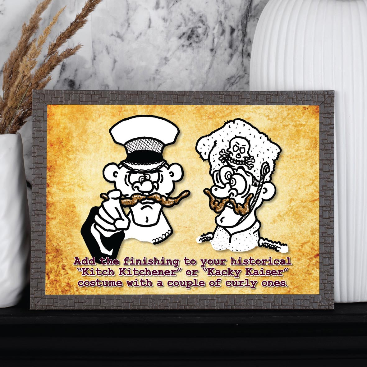 Historical Tash Cartoon Art Print