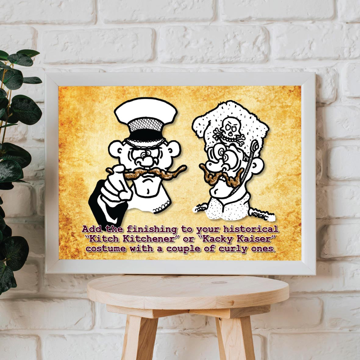 Historical Tash Cartoon Art Print