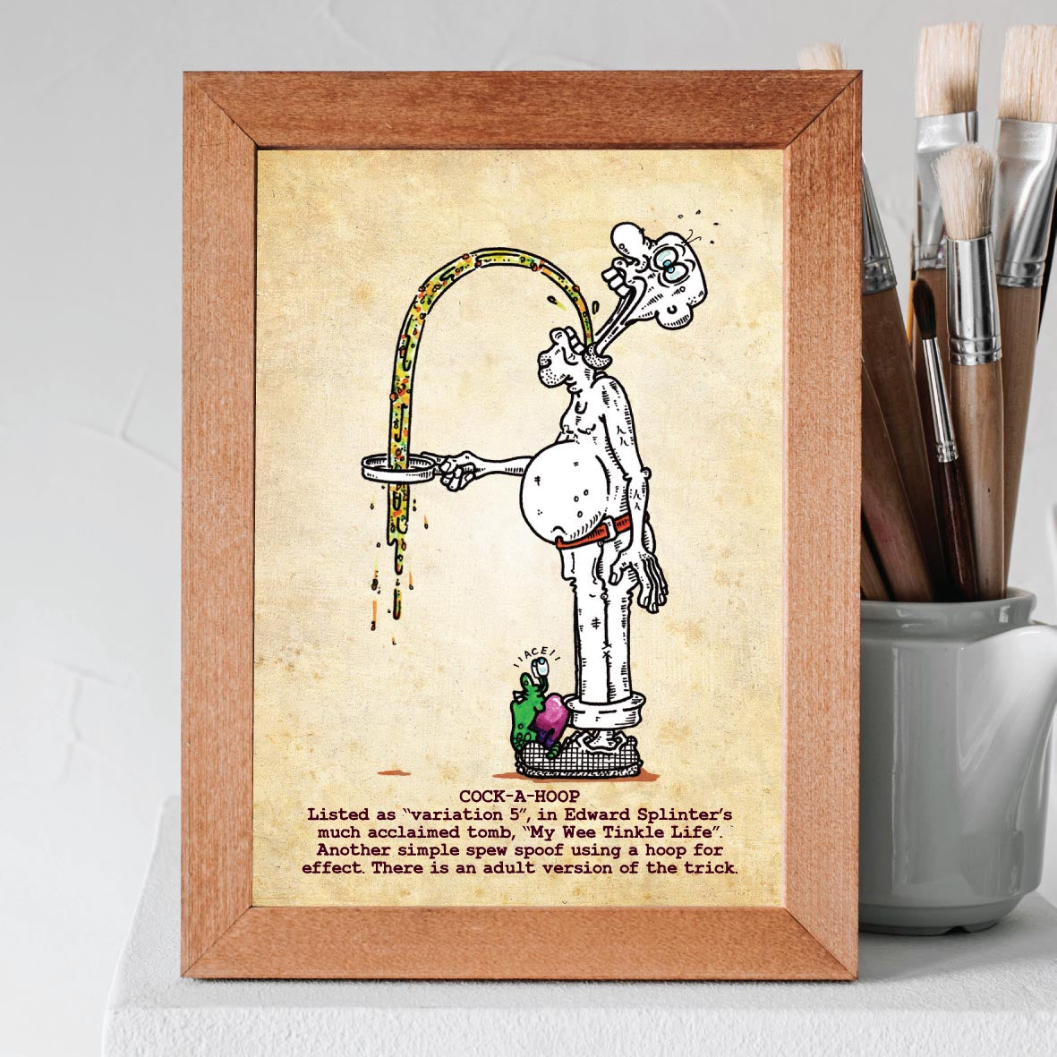 Cock-A-Hoop Art Print