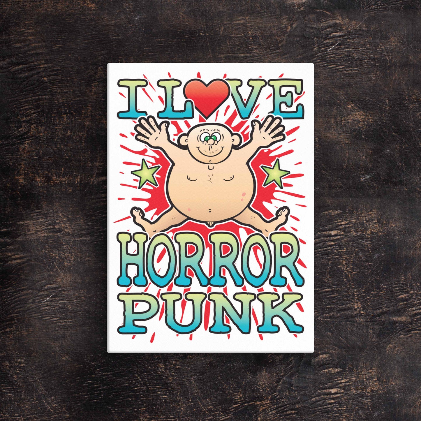 Horror Punk 51x71cm Canvas Print