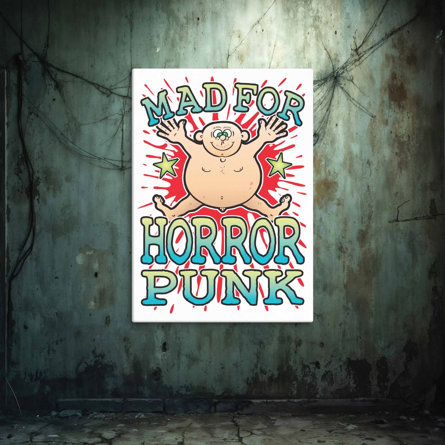 Horror Punk Canvas Print 51x71cm
