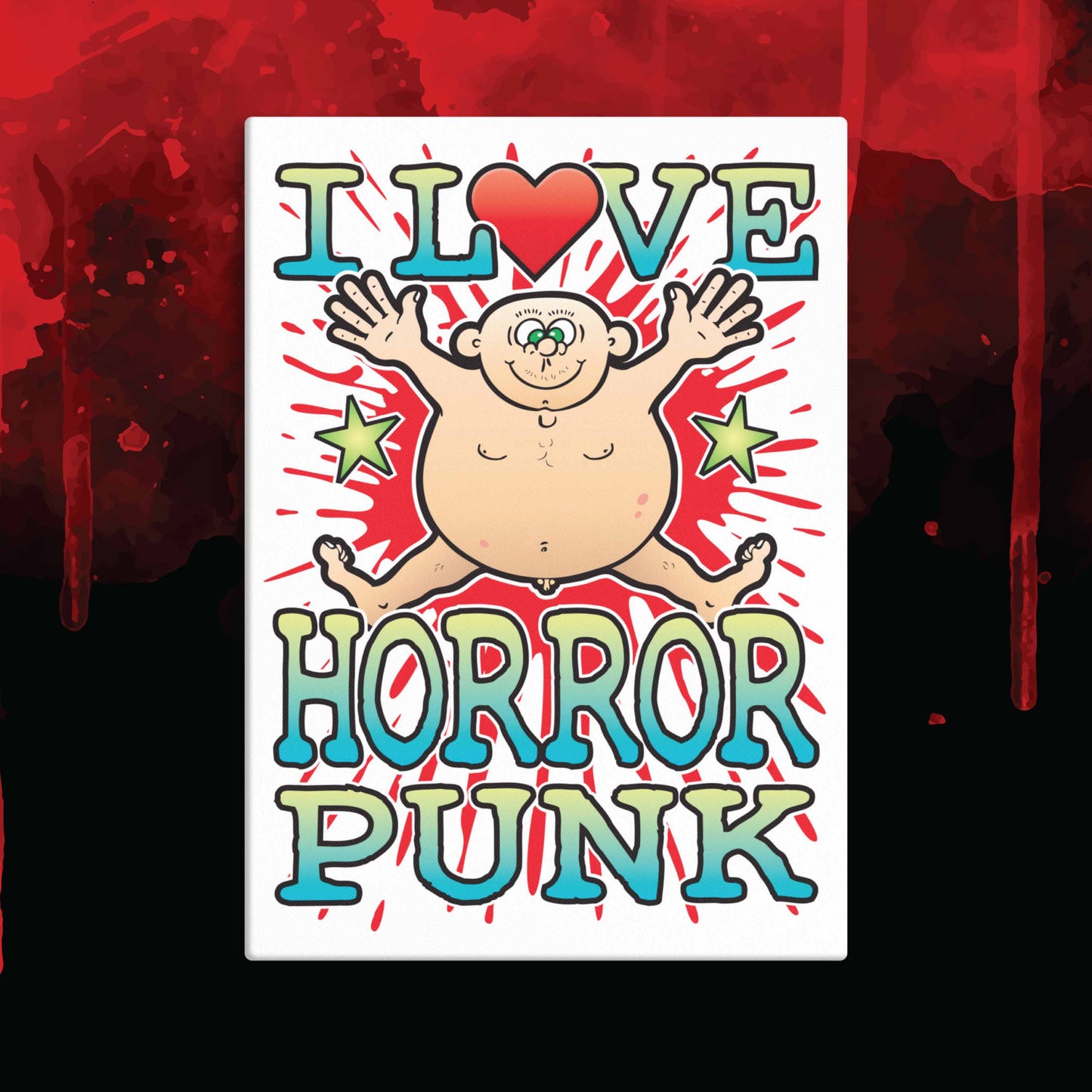 Horror Punk 51x71cm Canvas Print