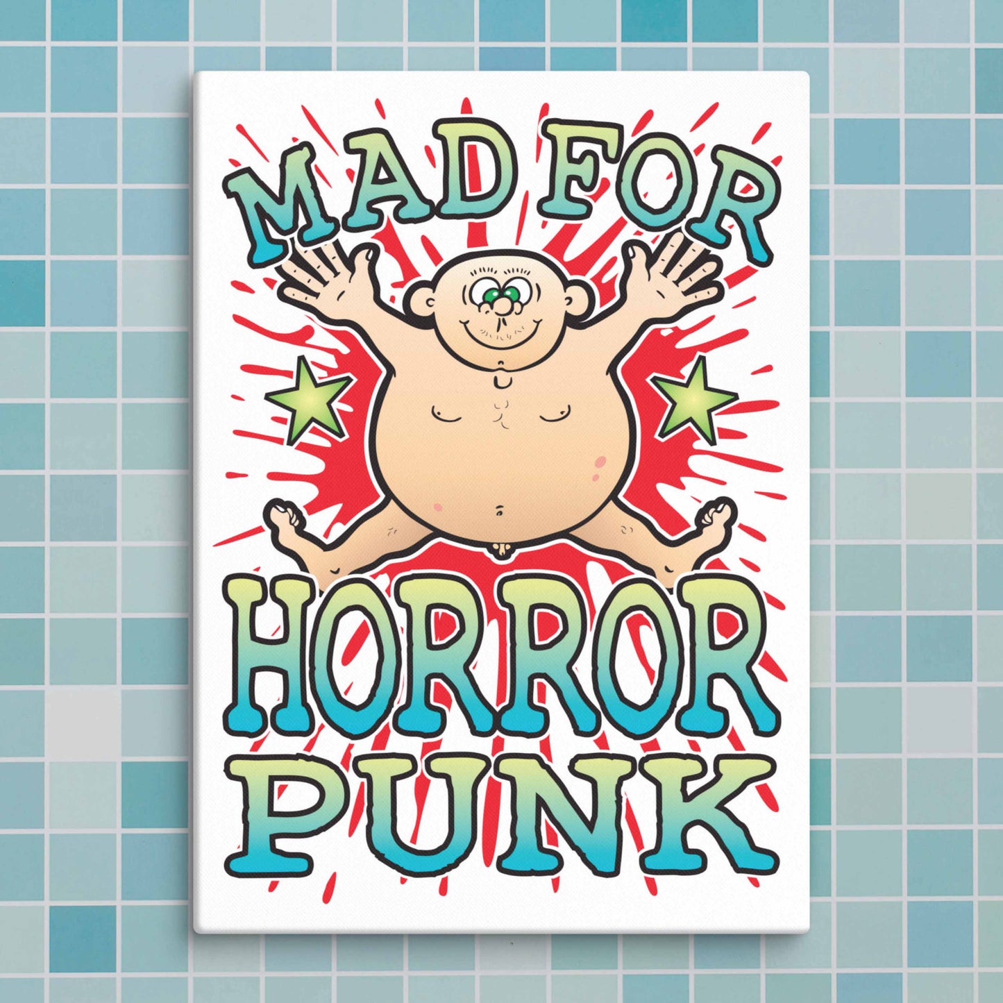 Horror Punk Canvas Print 30x40cm