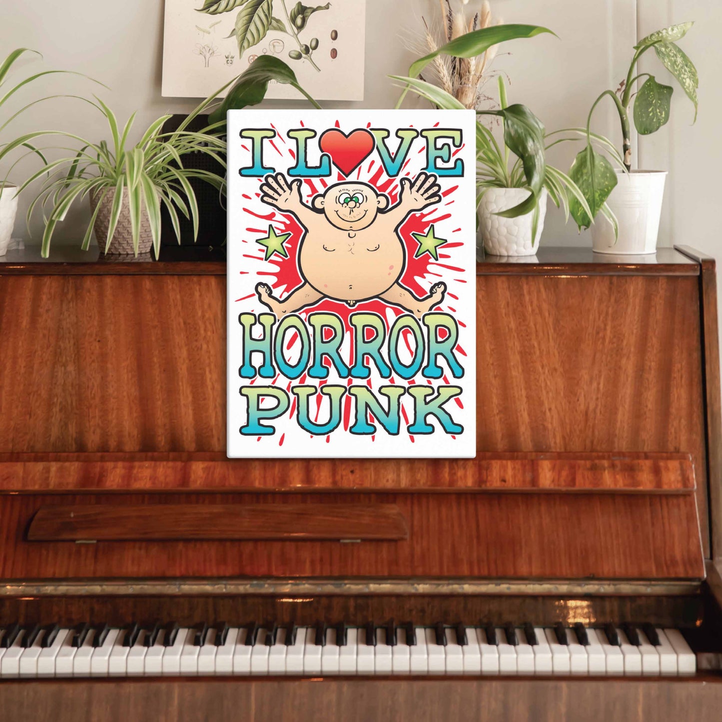 Horror Punk Canvas Print 30x40cm
