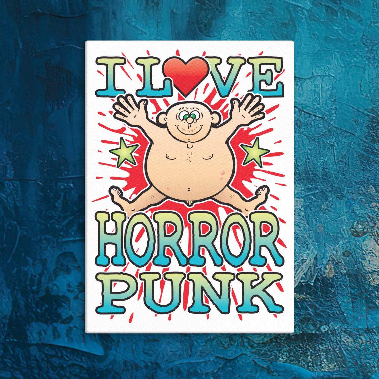 Horror Punk Canvas Print 30x40cm