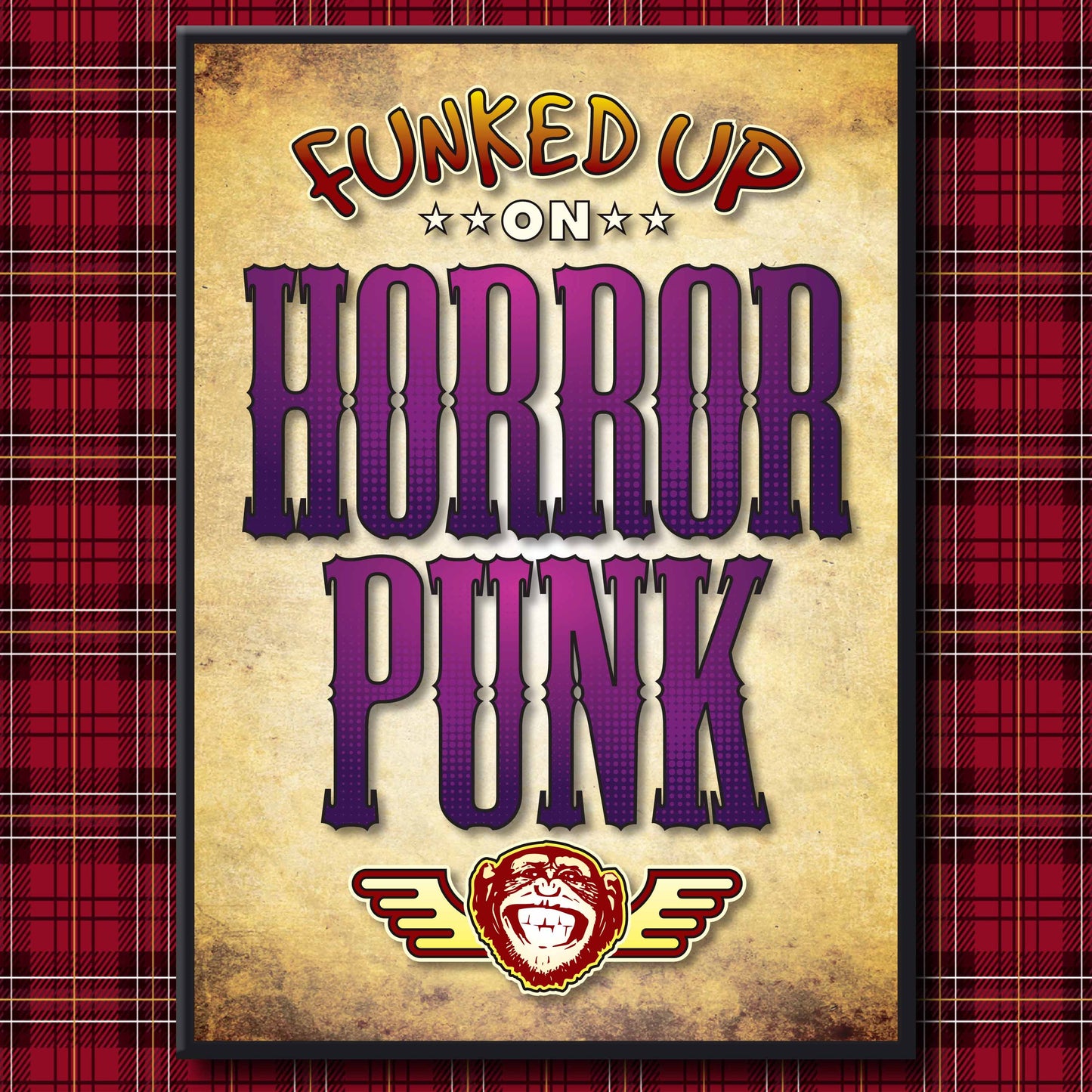 Horror Punk Art Print / Poster / Birthday Card / Greetings Card