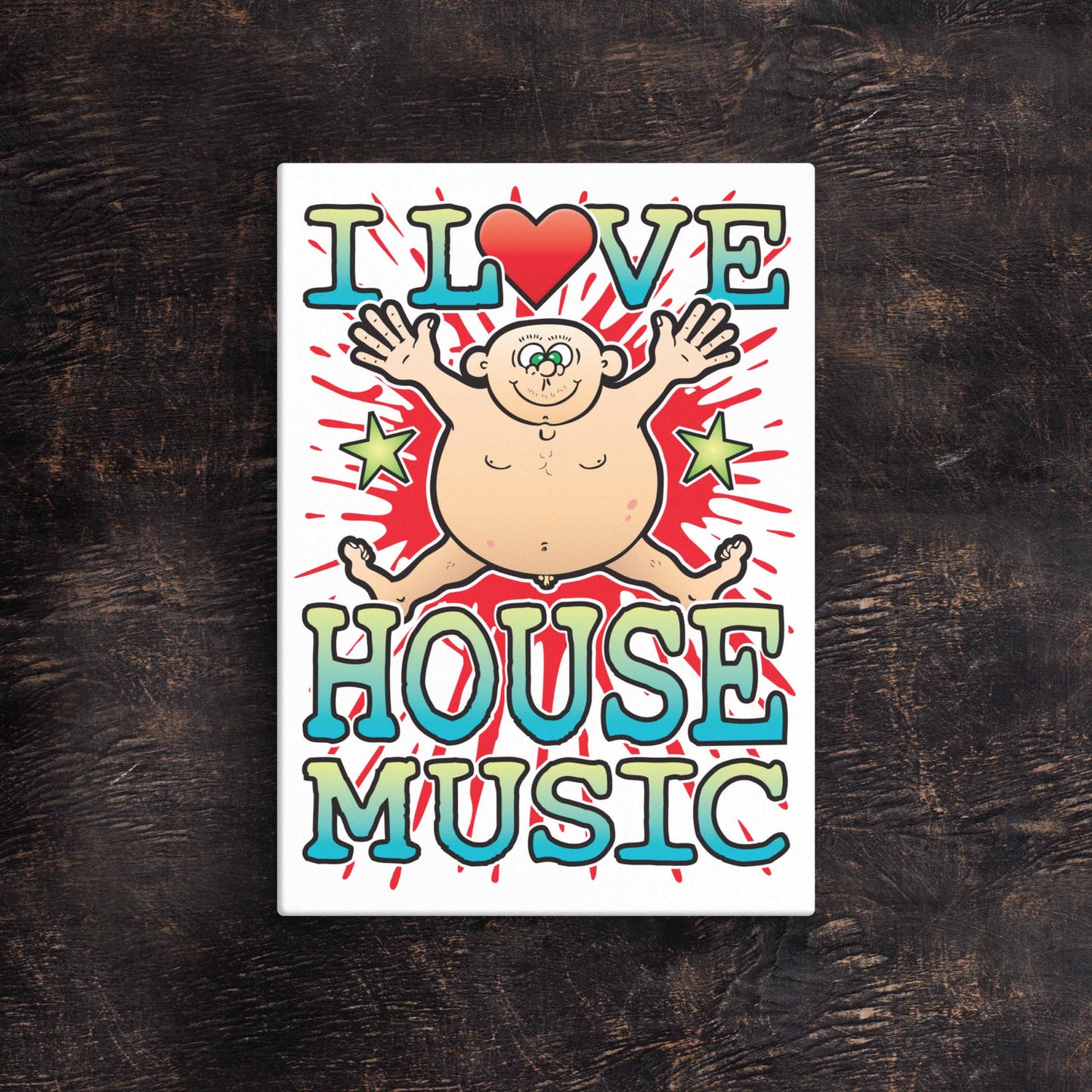 House Music 51x71cm Canvas Print