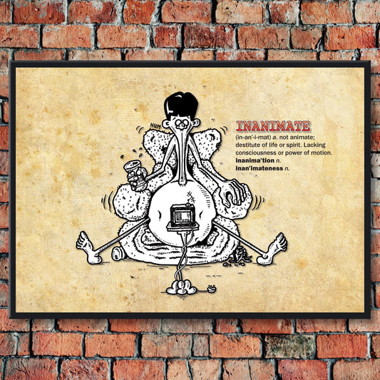 Inanimate Cartoon Art Print