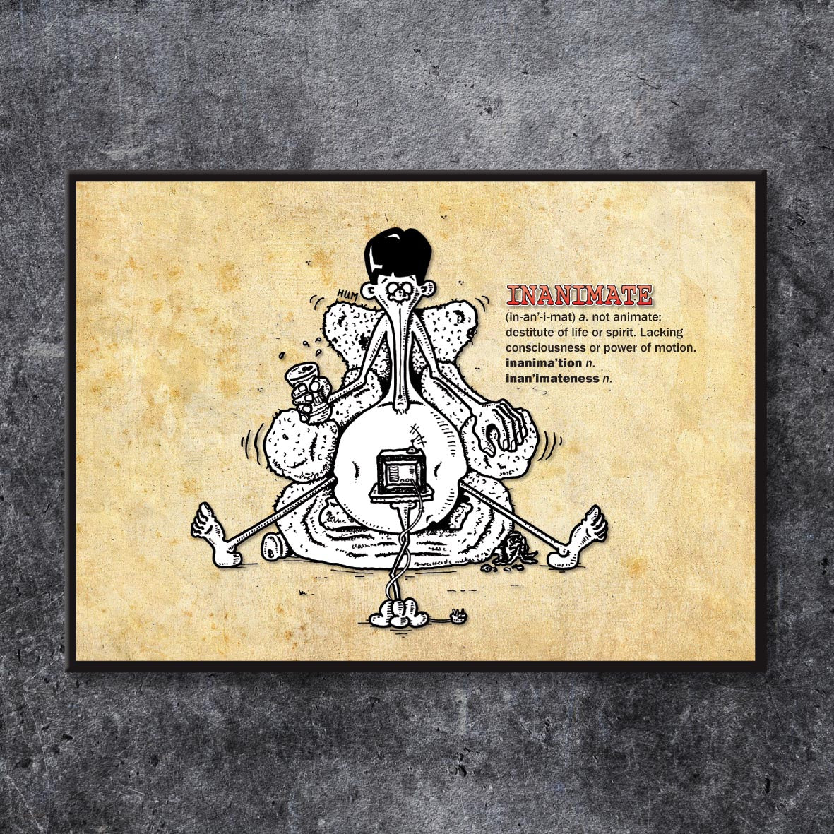 Inanimate Cartoon Art Print