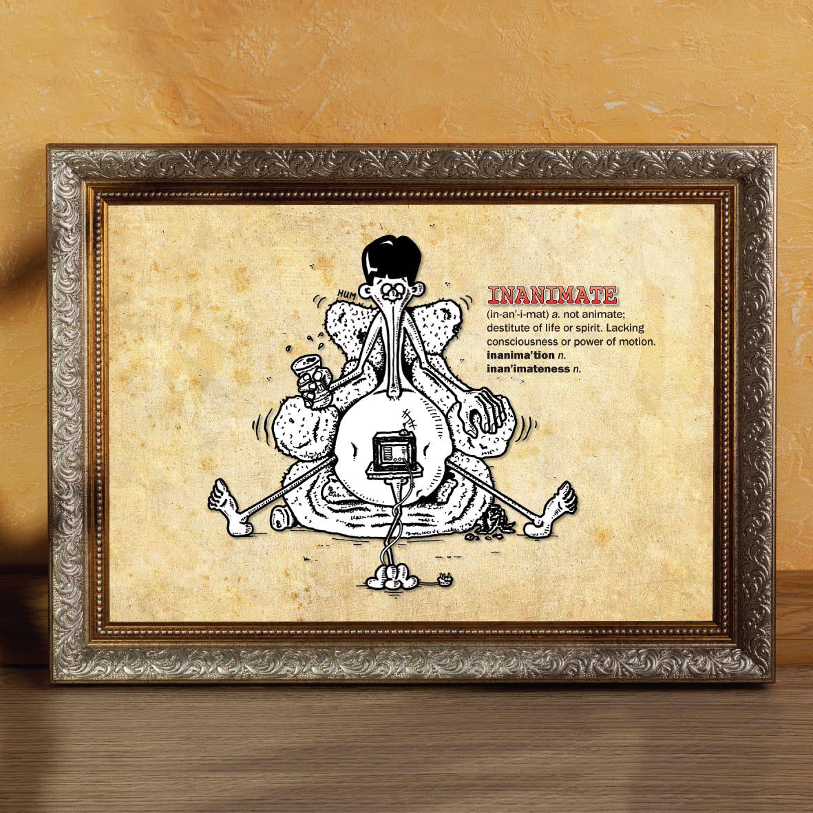 Inanimate Cartoon Art Print