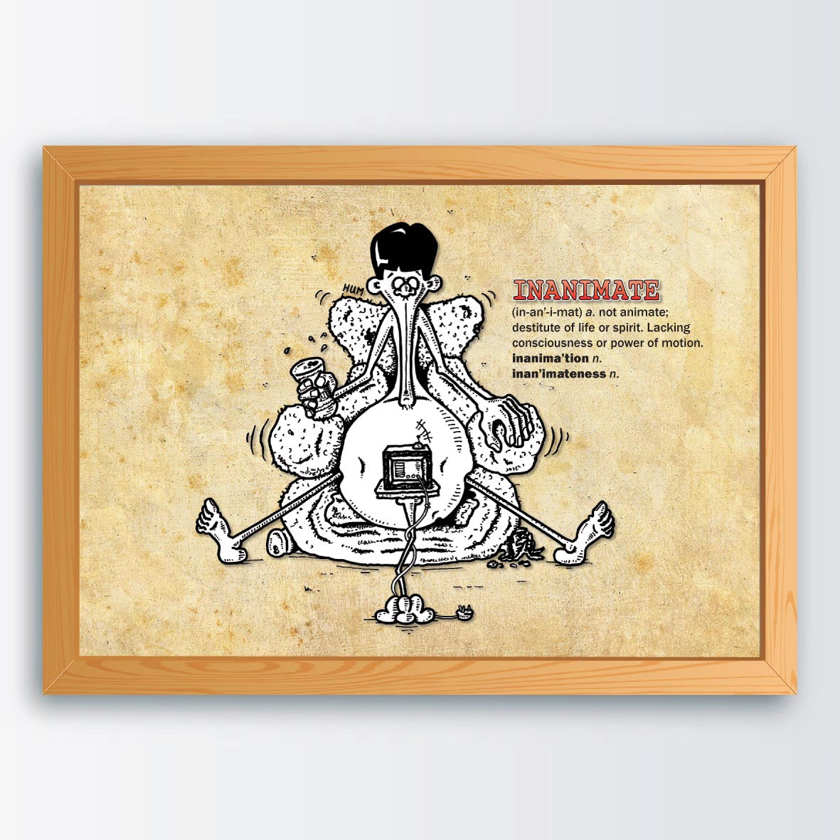 Inanimate Cartoon Art Print