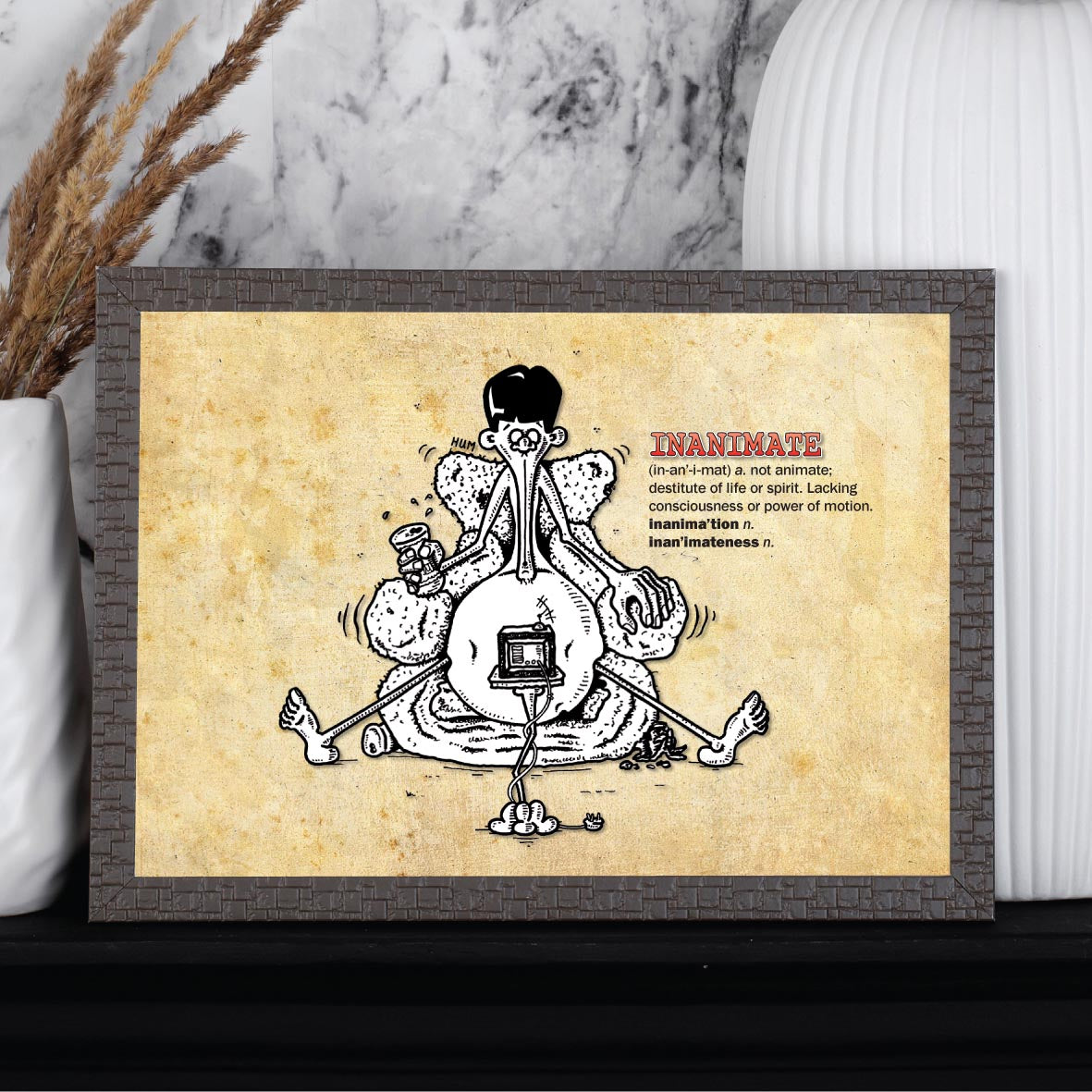Inanimate Cartoon Art Print