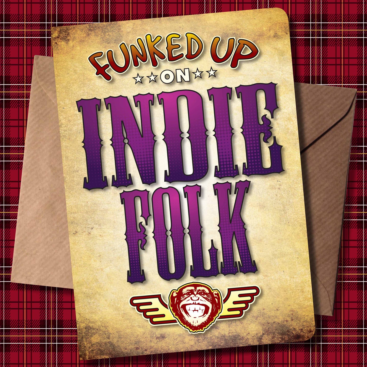 Indie Folk Art Print / Poster / Birthday Card / Greetings Card