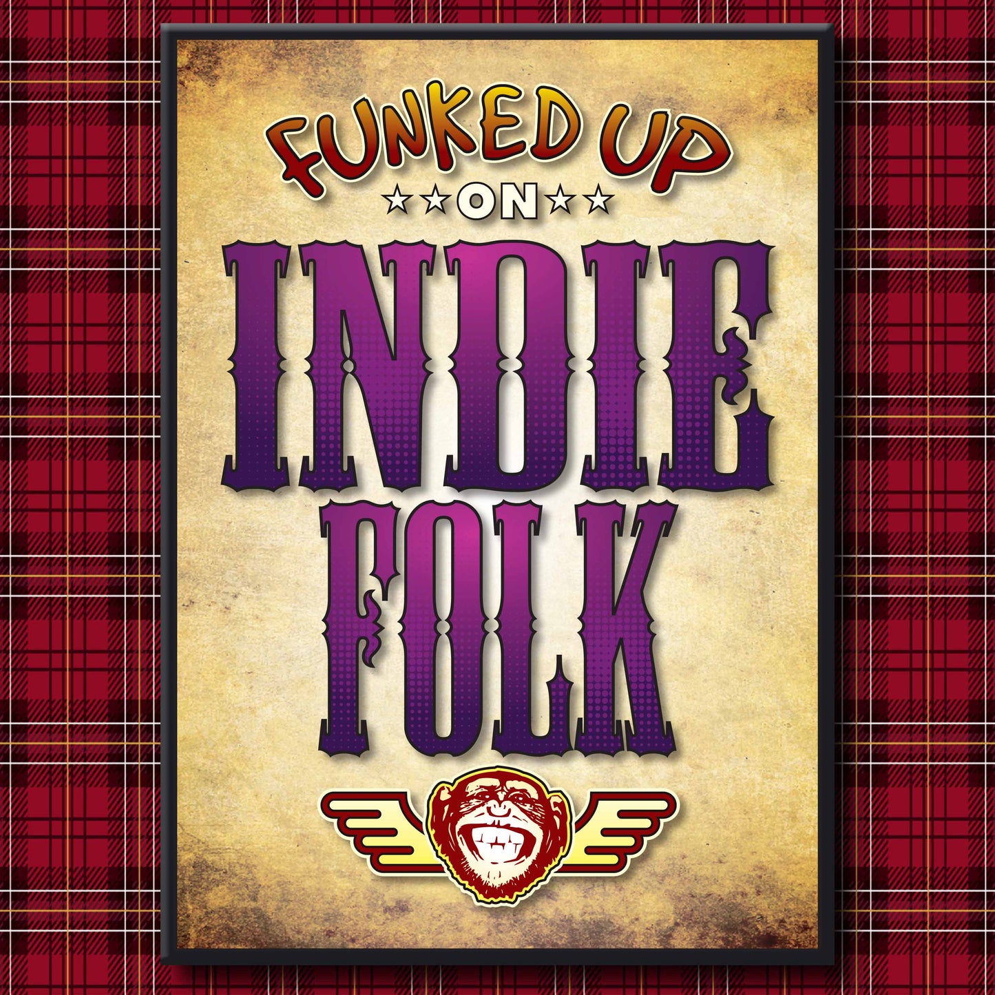 Indie Folk Art Print / Poster / Birthday Card / Greetings Card