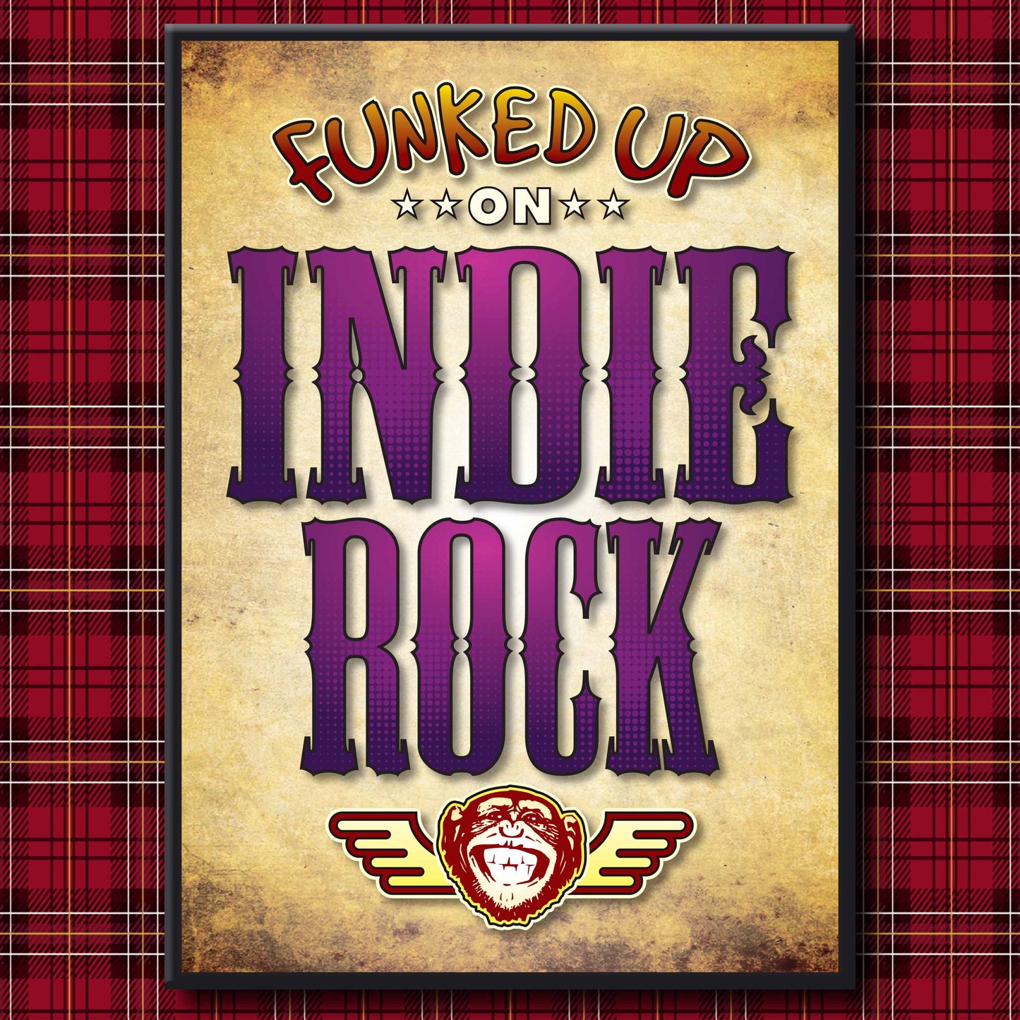 Indie Rock Art Print / Poster / Birthday Card / Greetings Card