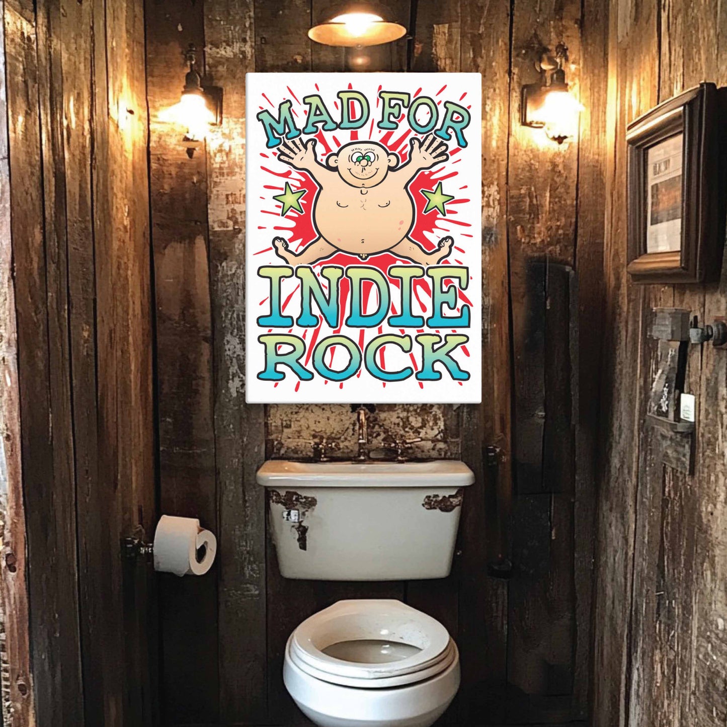 Indie Rock Canvas Print 51x71cm