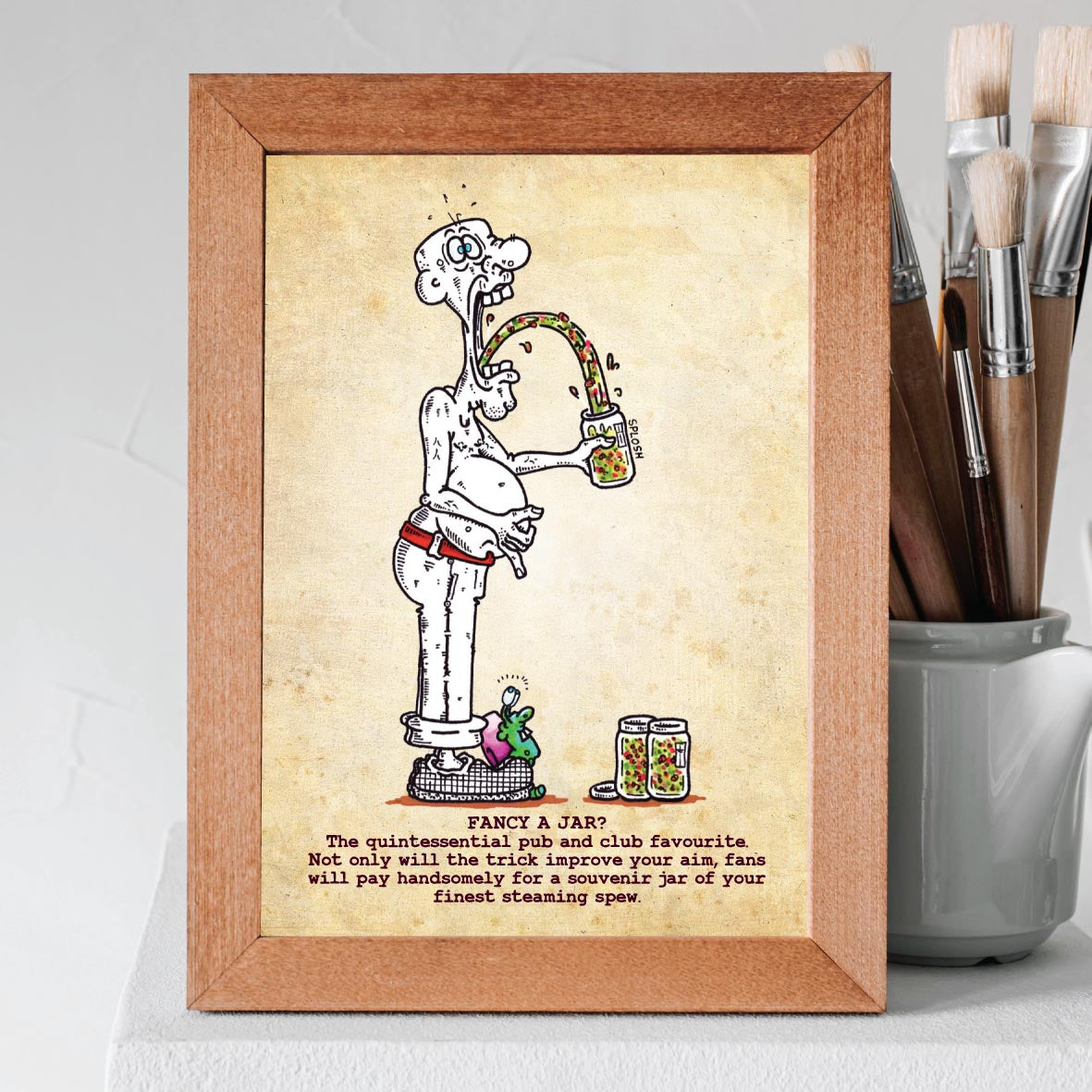 Fancy A Jar Art Print