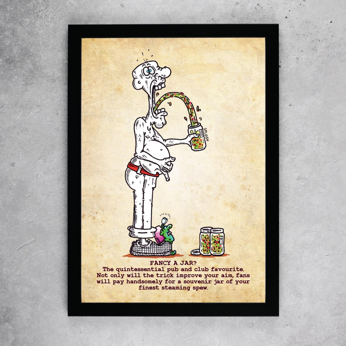 Fancy A Jar Art Print