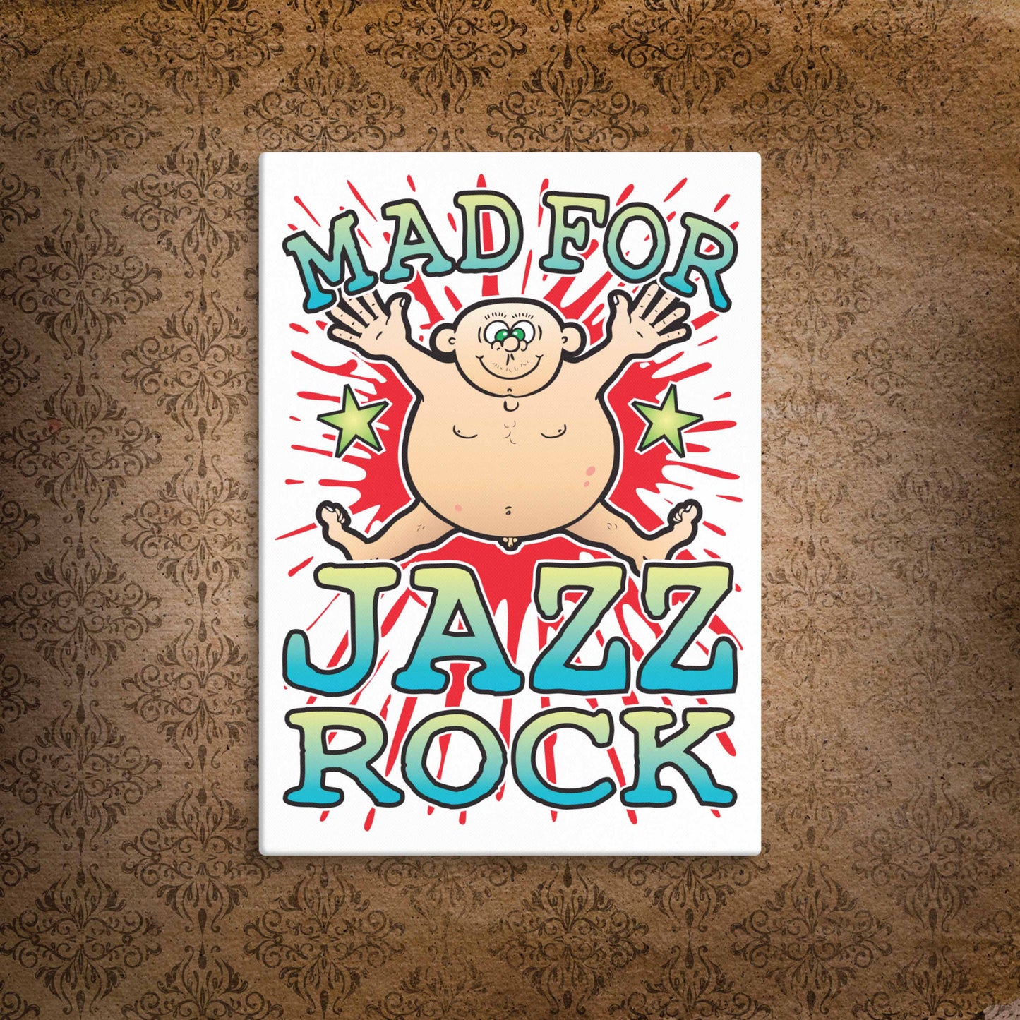 Jazz Rock Canvas Print 30x40cm
