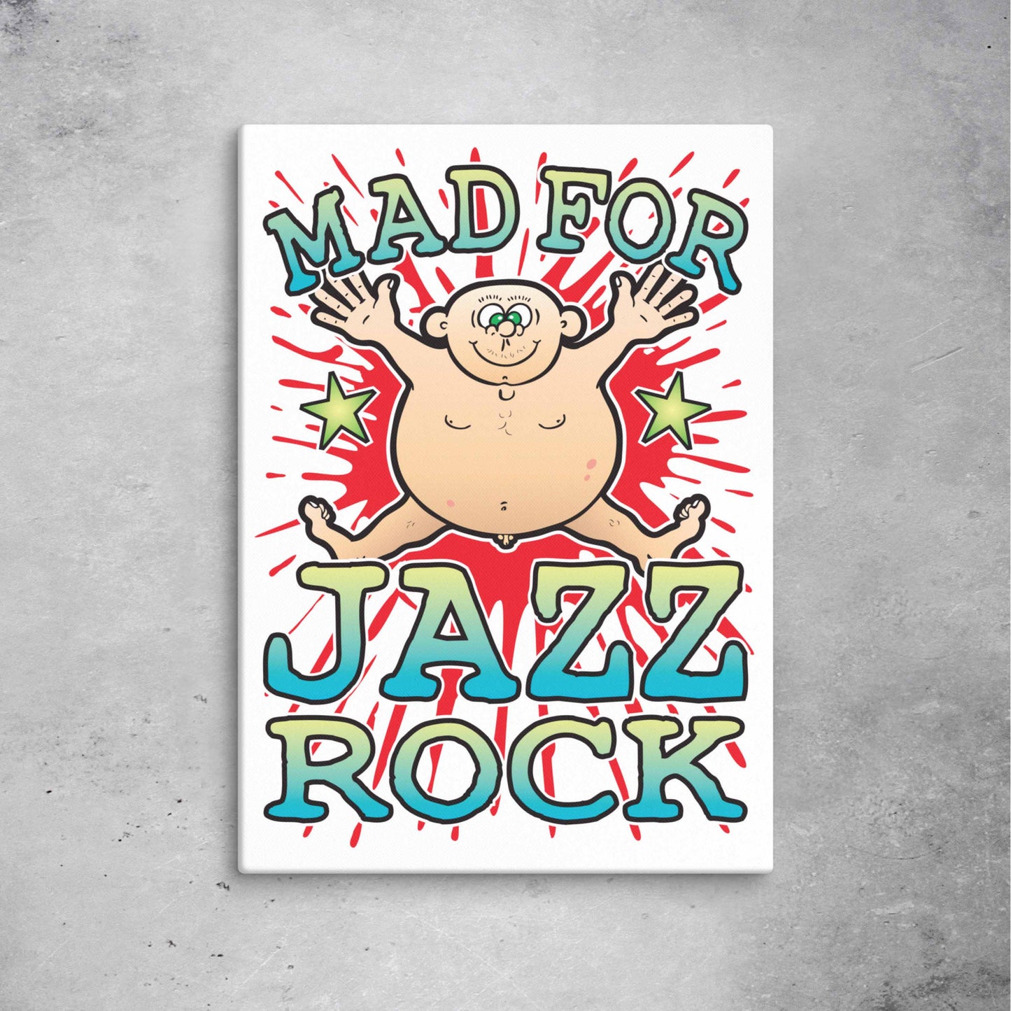 Jazz Rock Canvas Print 51x71cm