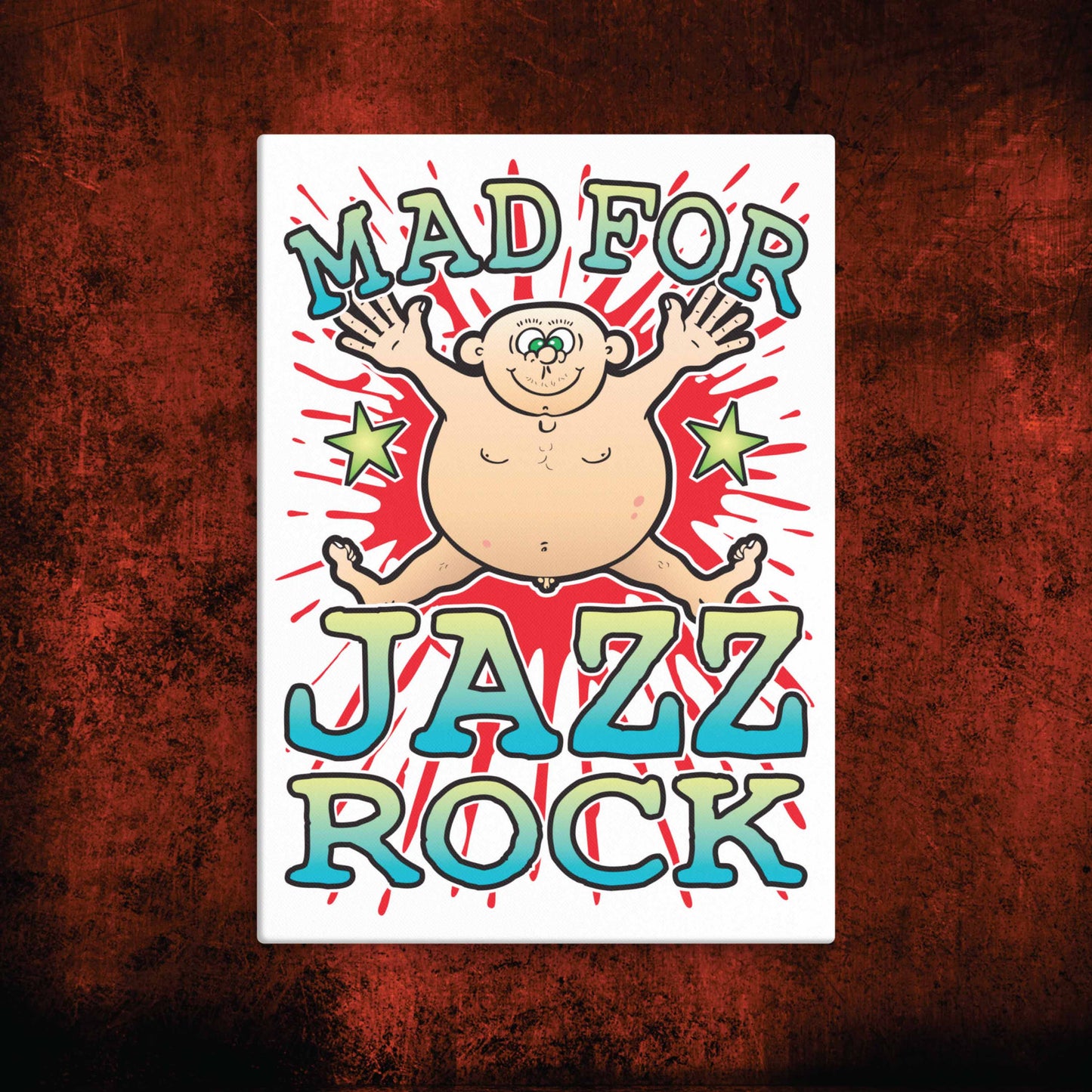 Jazz Rock Canvas Print 30x40cm