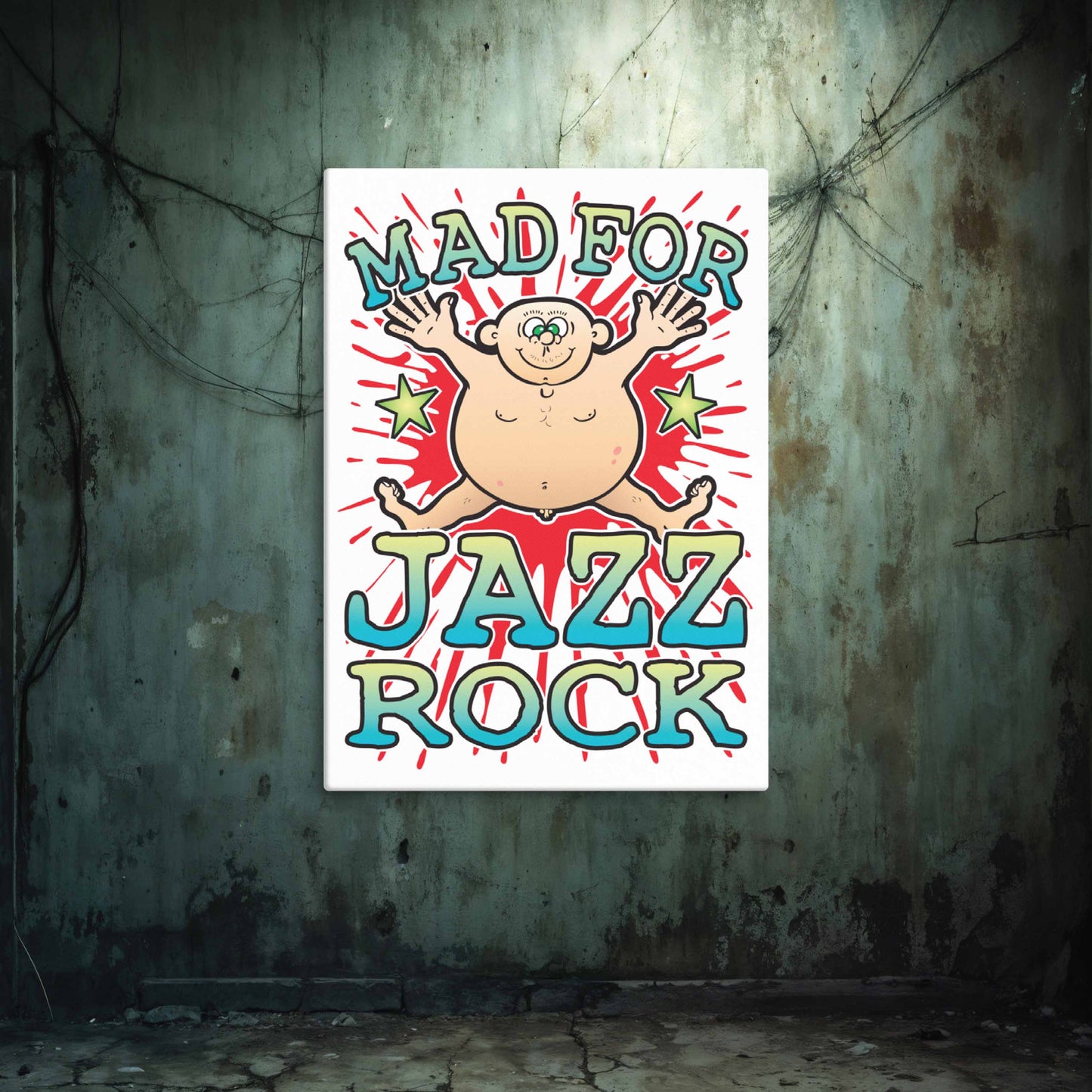 Jazz Rock Canvas Print 51x71cm