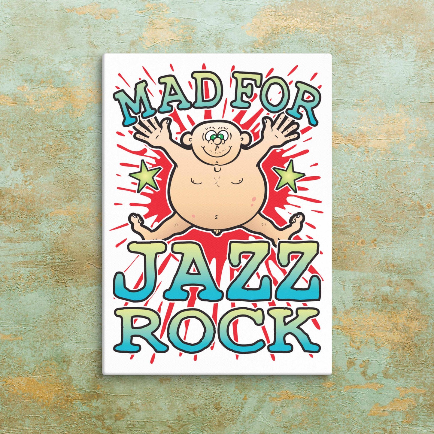 Jazz Rock Canvas Print 30x40cm