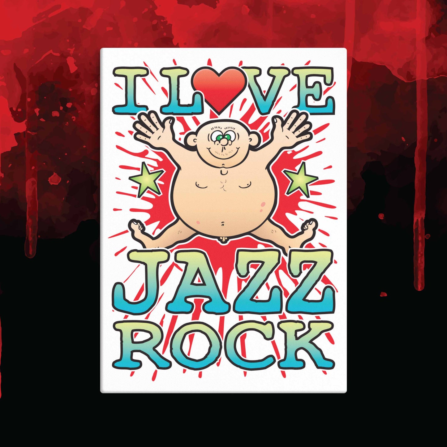 Jazz Rock 51x71cm Canvas Print