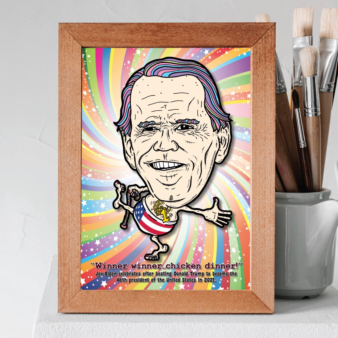 Joe Biden's Election Victory Dance Art Print