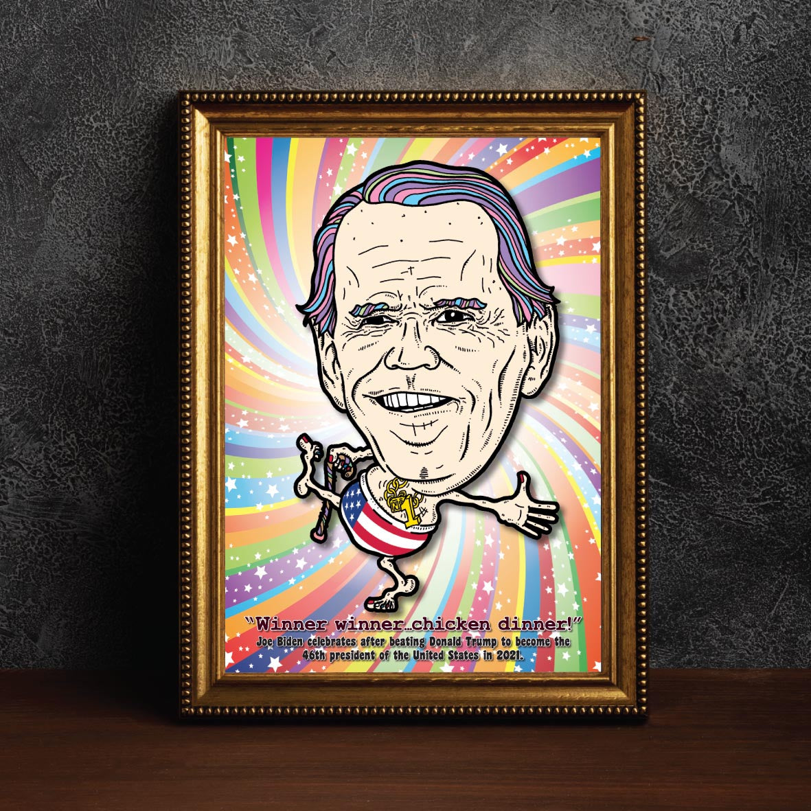 Joe Biden's Election Victory Dance Art Print
