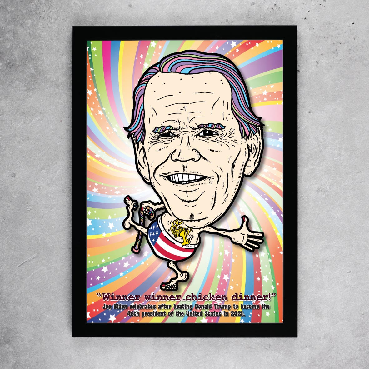 Joe Biden's Election Victory Dance Art Print