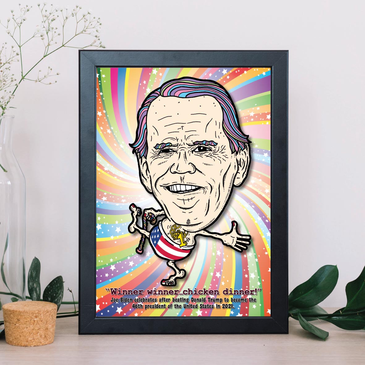 Joe Biden's Election Victory Dance Art Print
