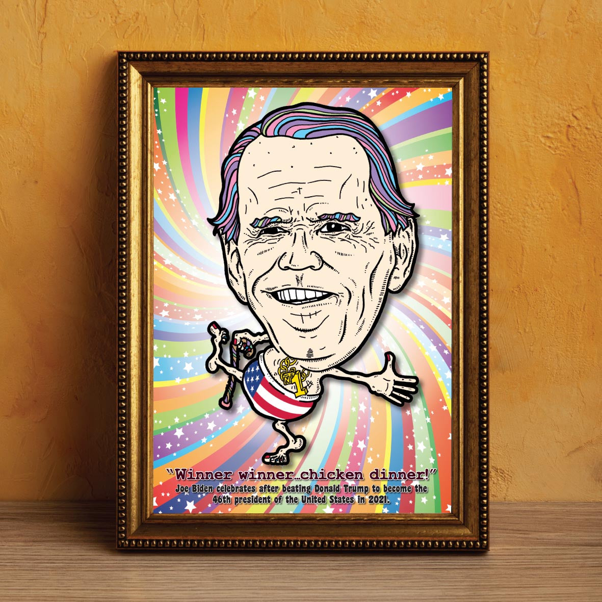 Joe Biden's Election Victory Dance Art Print