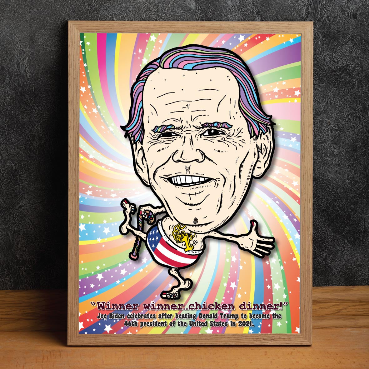 Joe Biden's Election Victory Dance Art Print