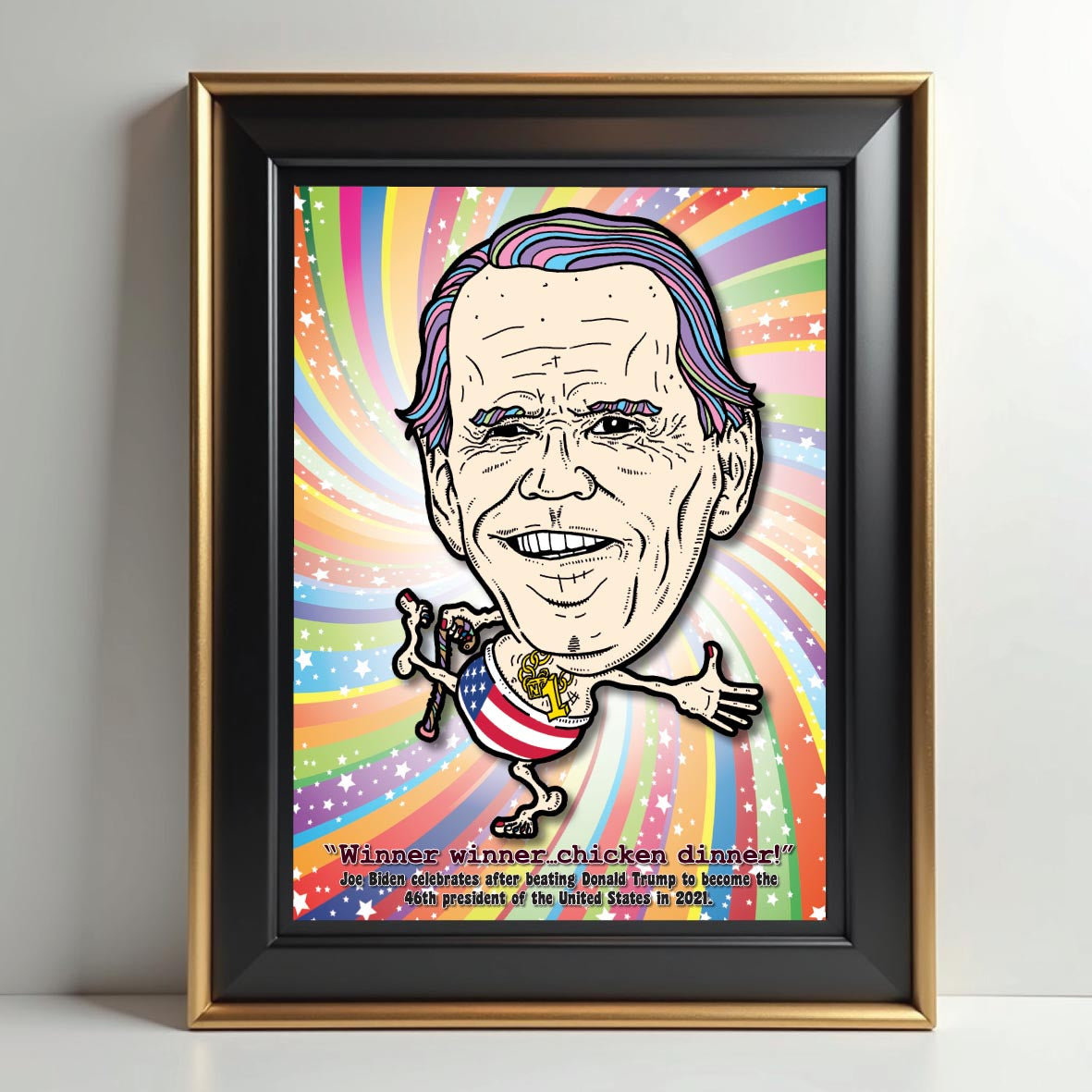 Joe Biden's Election Victory Dance Art Print