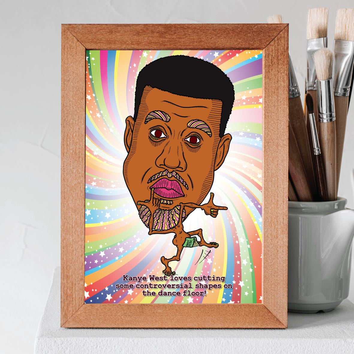 Kanye West Pop Art Print