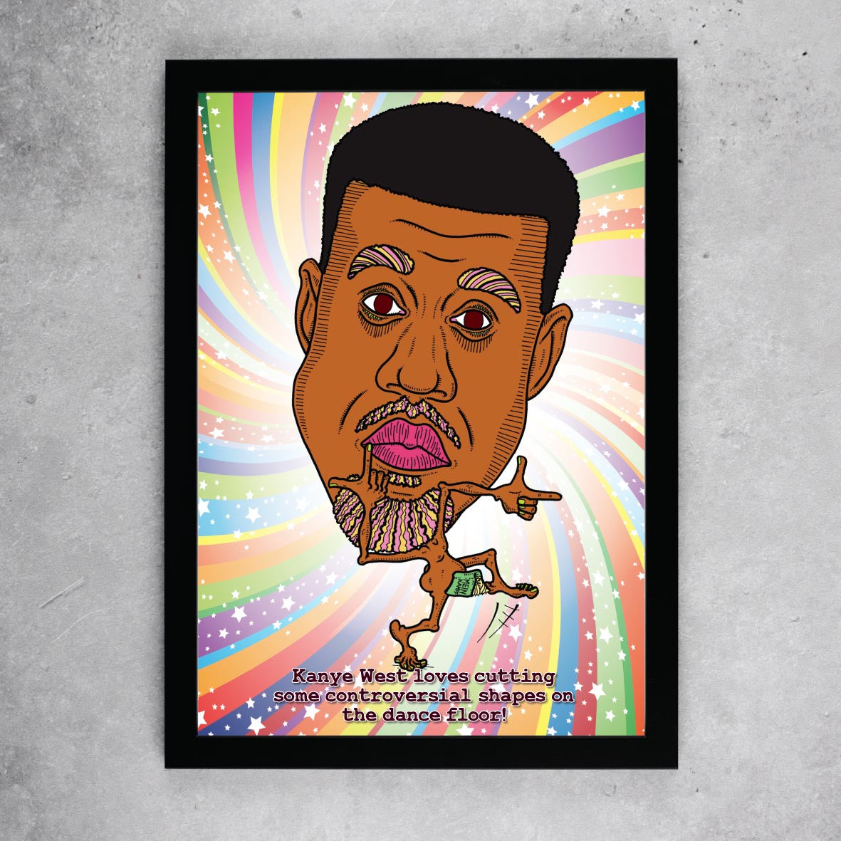 Kanye West Pop Art Print