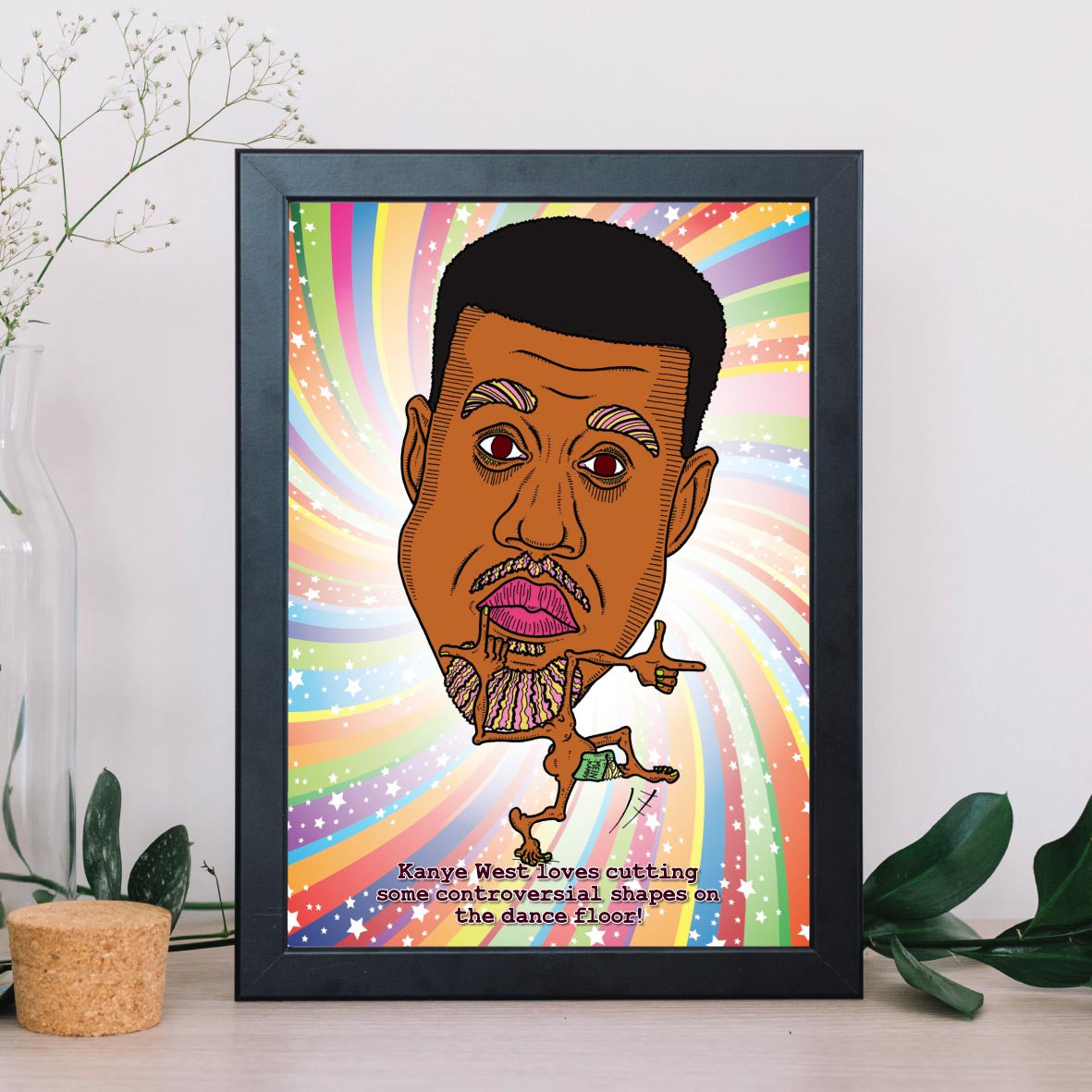 Kanye West Pop Art Print