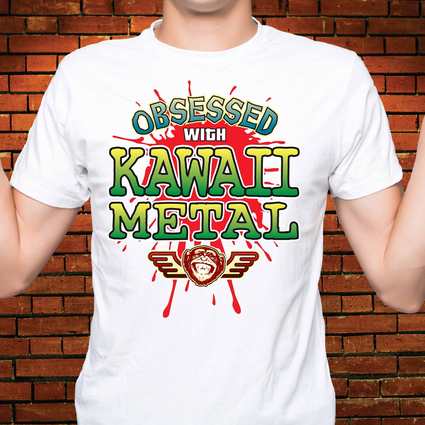 Kawaii Metal Obsessed Cotton T-Shirt
