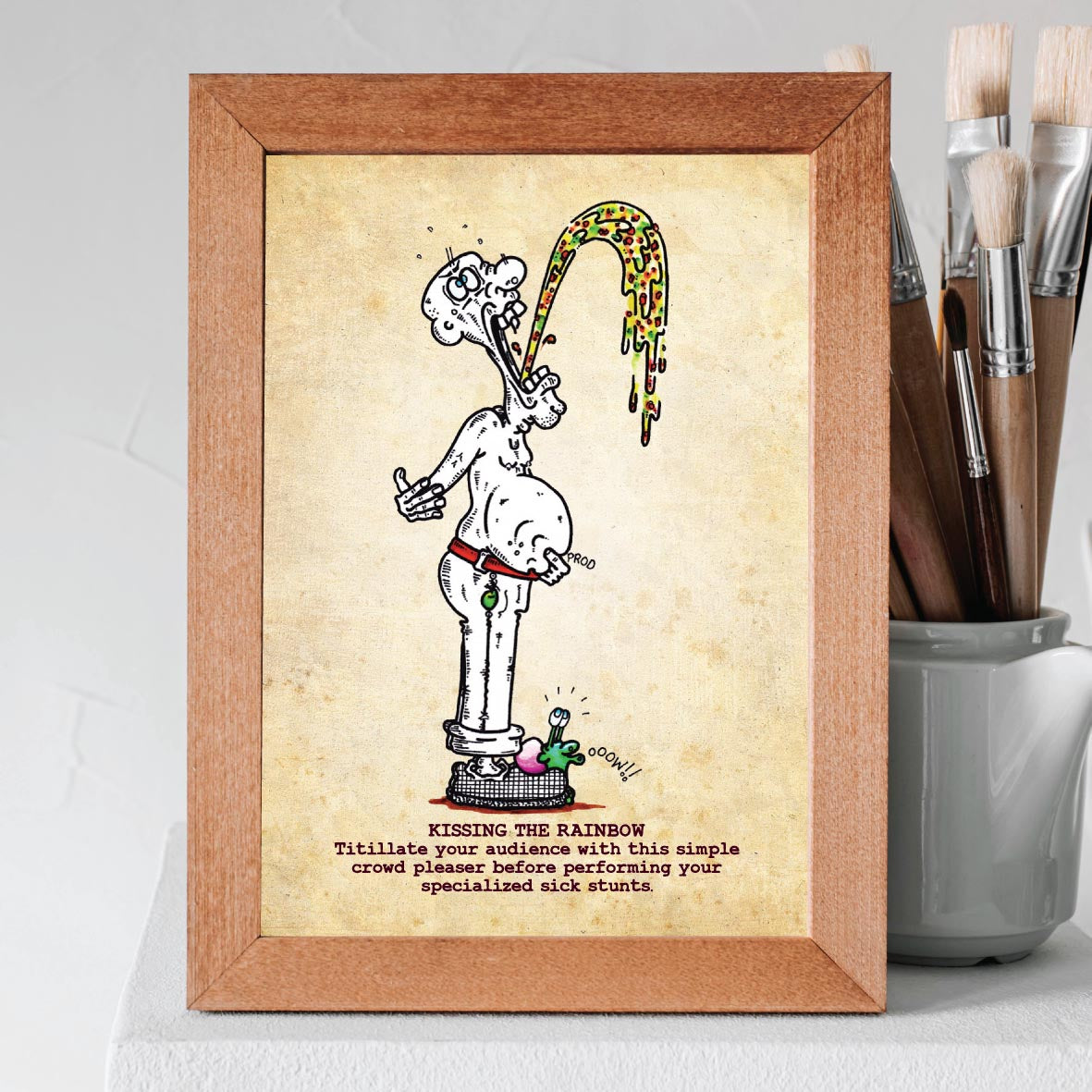 Kissing The Rainbow Art Print