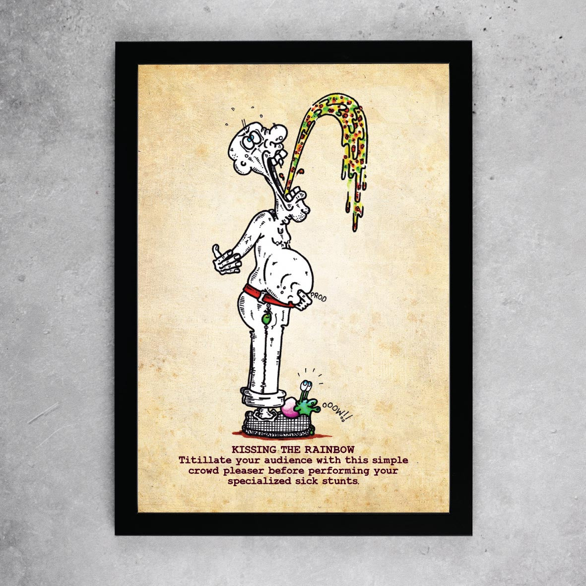 Kissing The Rainbow Art Print