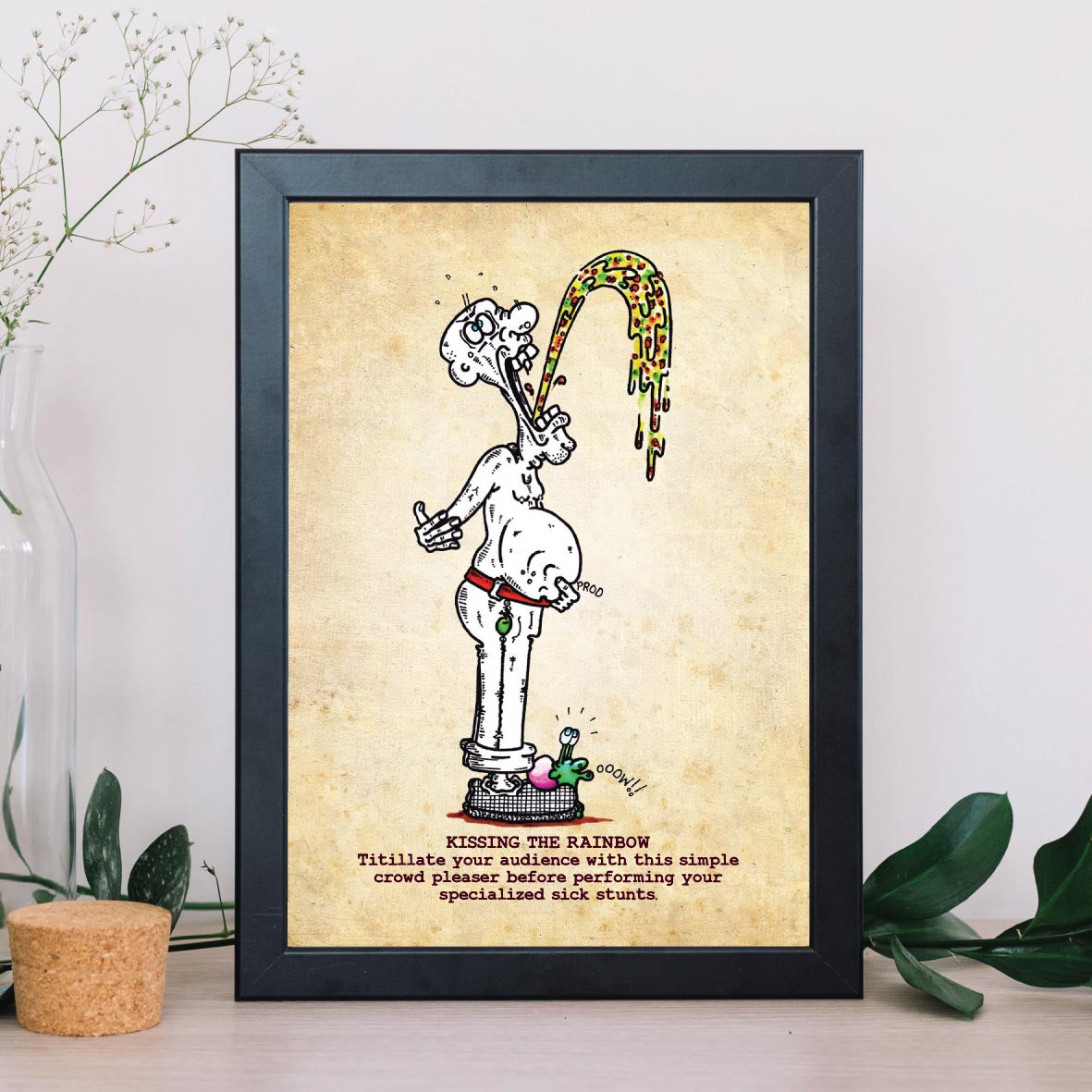 Kissing The Rainbow Art Print