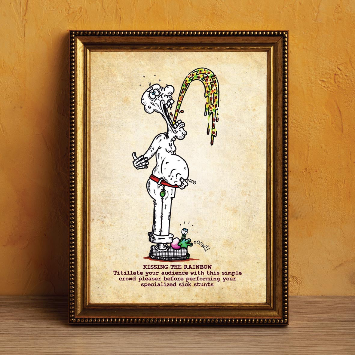 Kissing The Rainbow Art Print