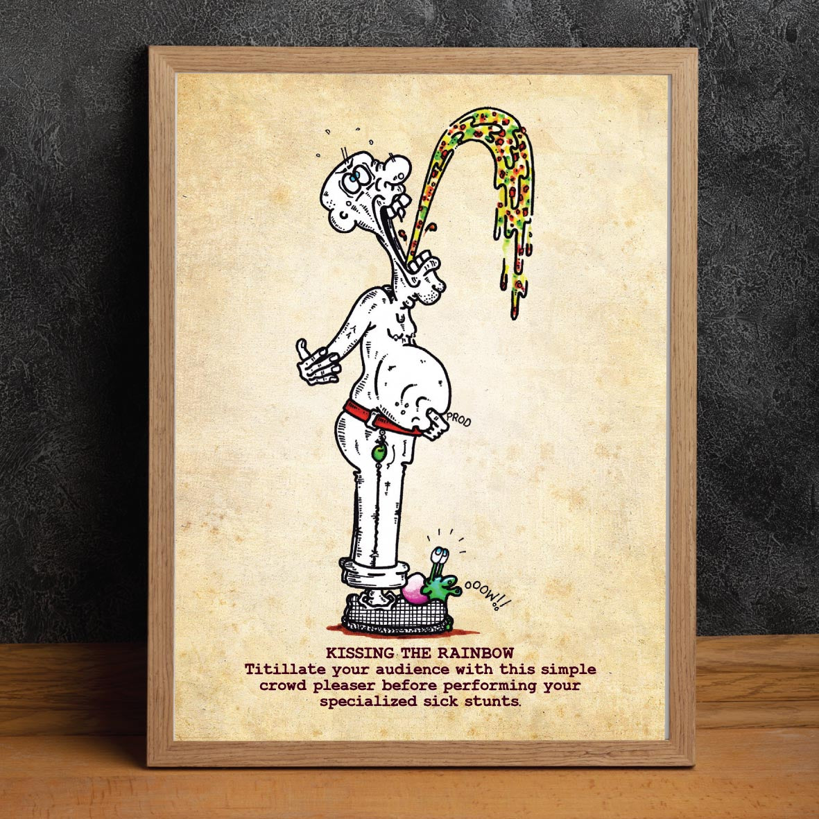Kissing The Rainbow Art Print