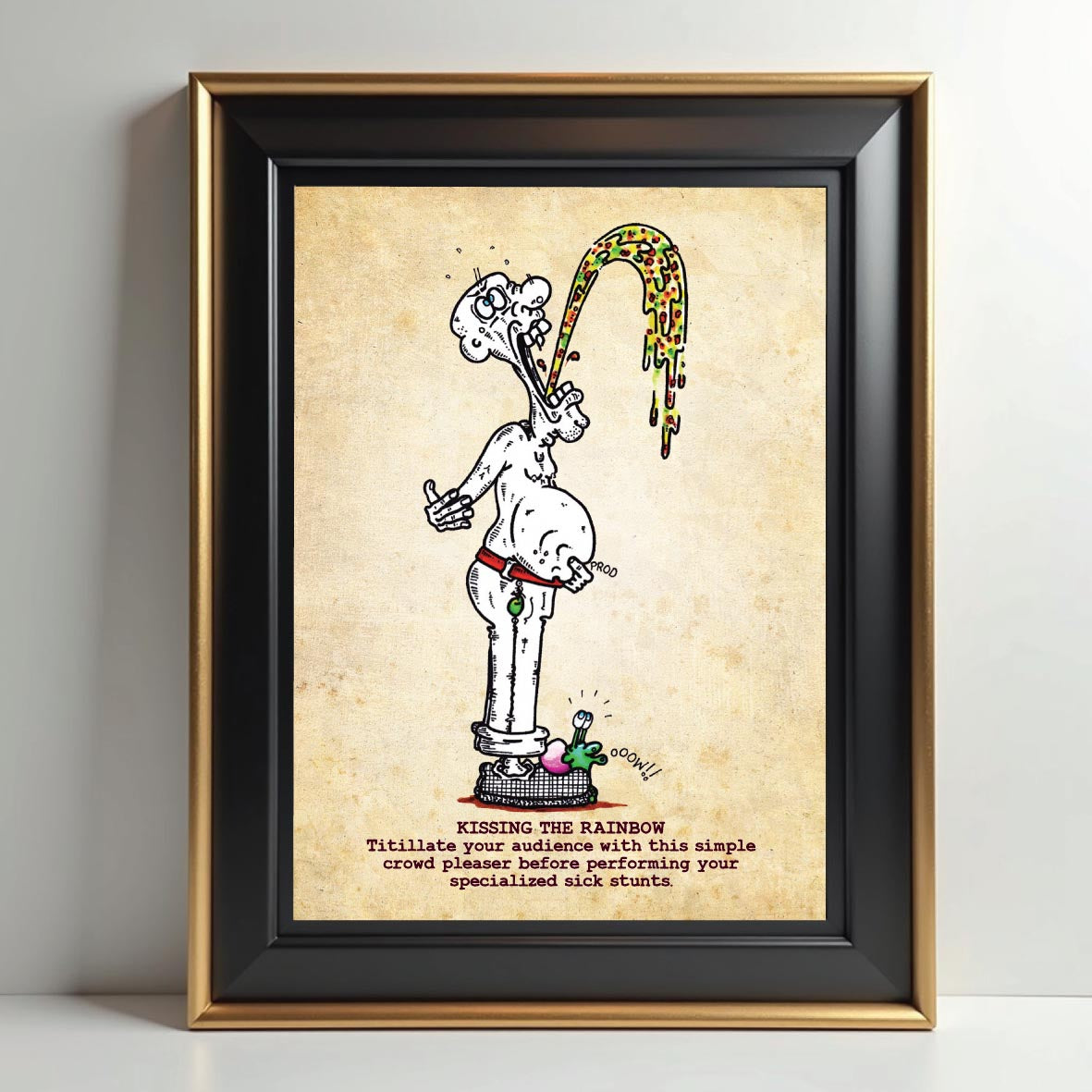 Kissing The Rainbow Art Print