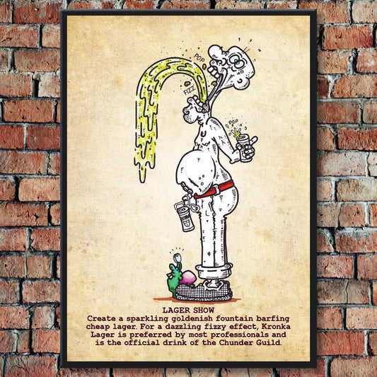 Lager Show Art Print