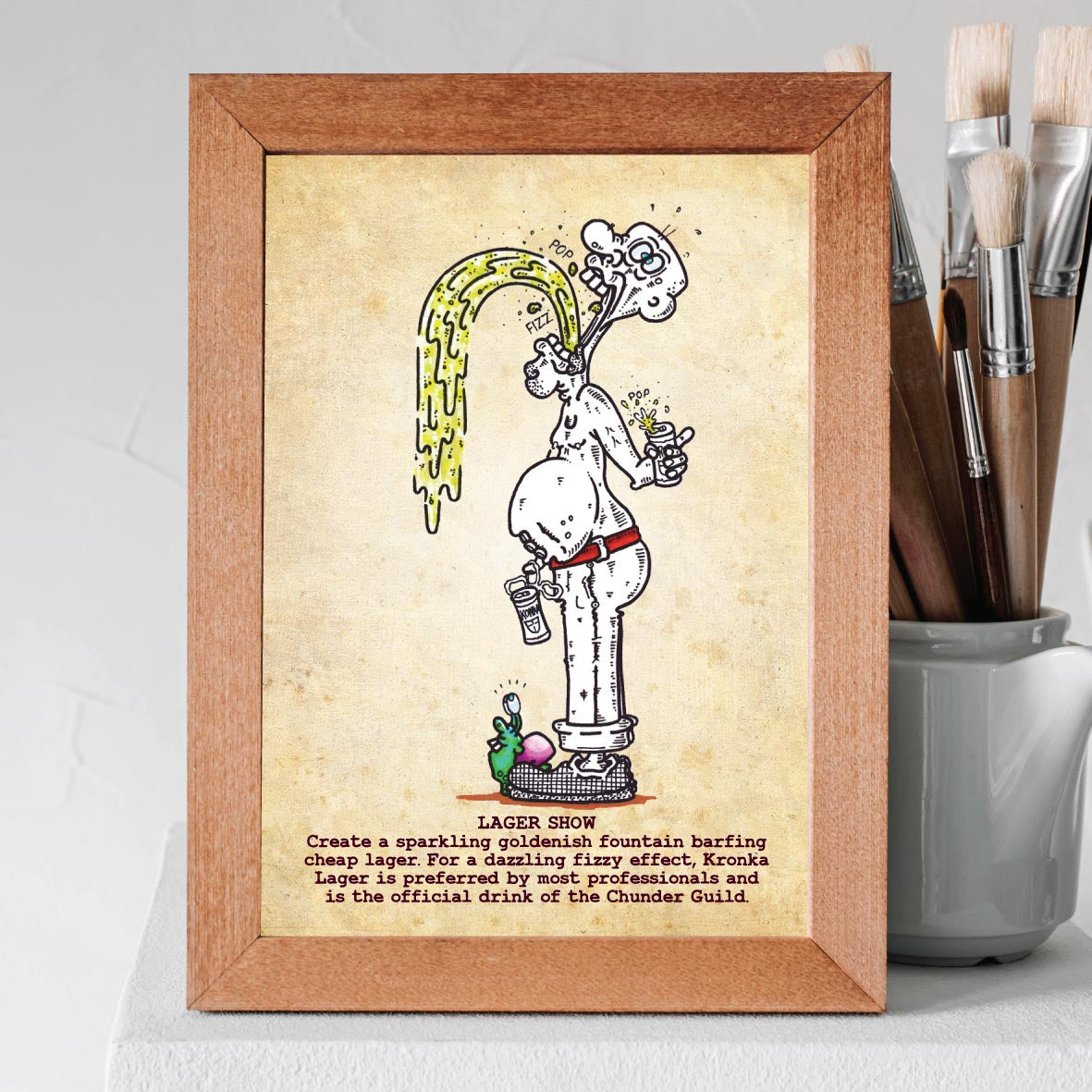Lager Show Art Print