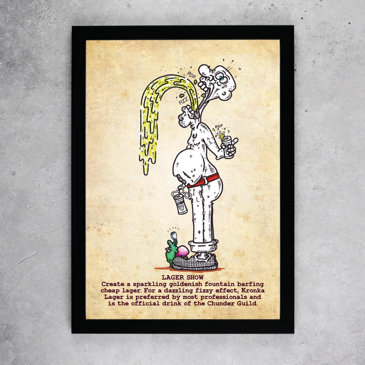 Lager Show Art Print