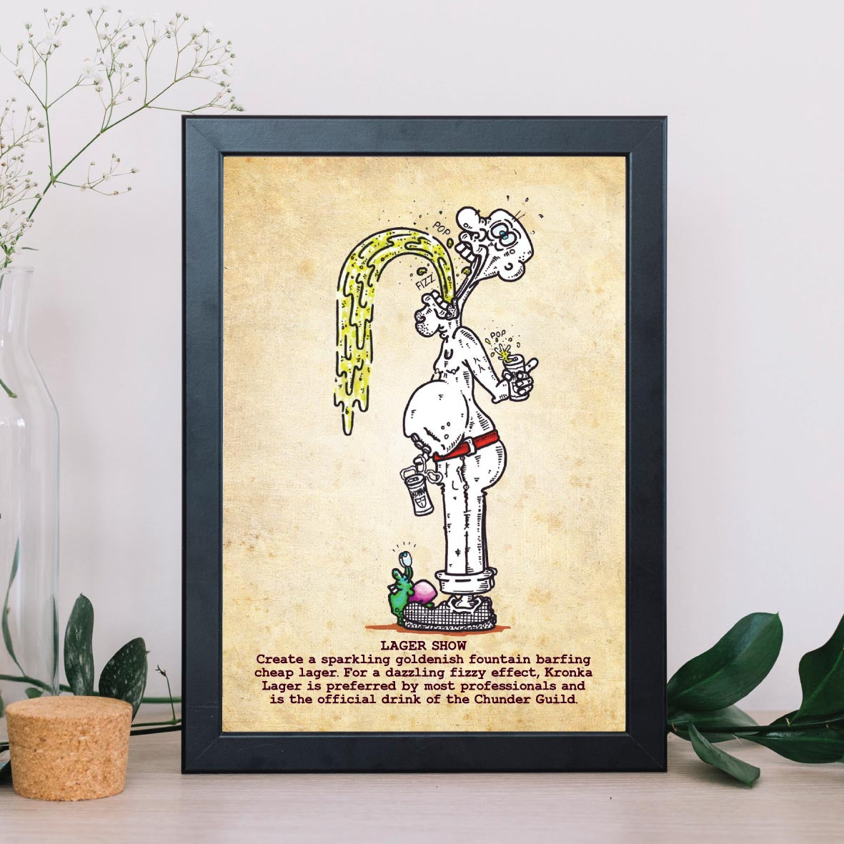 Lager Show Art Print