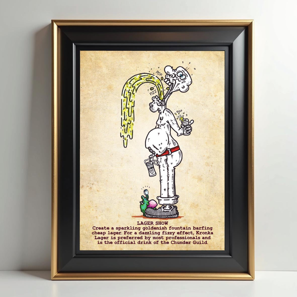 Lager Show Art Print